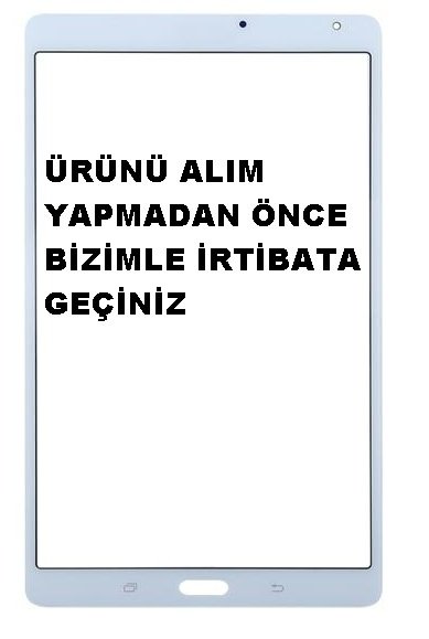 Samsung Galaxy Tab S SM-T700 Dokunmatik Lens Beyaz