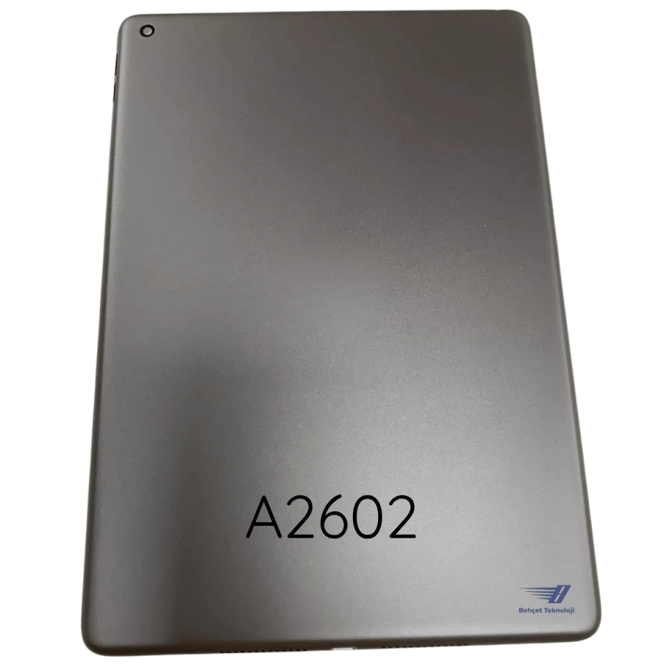 Apple iPad 9. Nesil A2602 A2603 A2604 A2605 Arka Kapak Kasa - Pil Kapağı KOYU GRİ