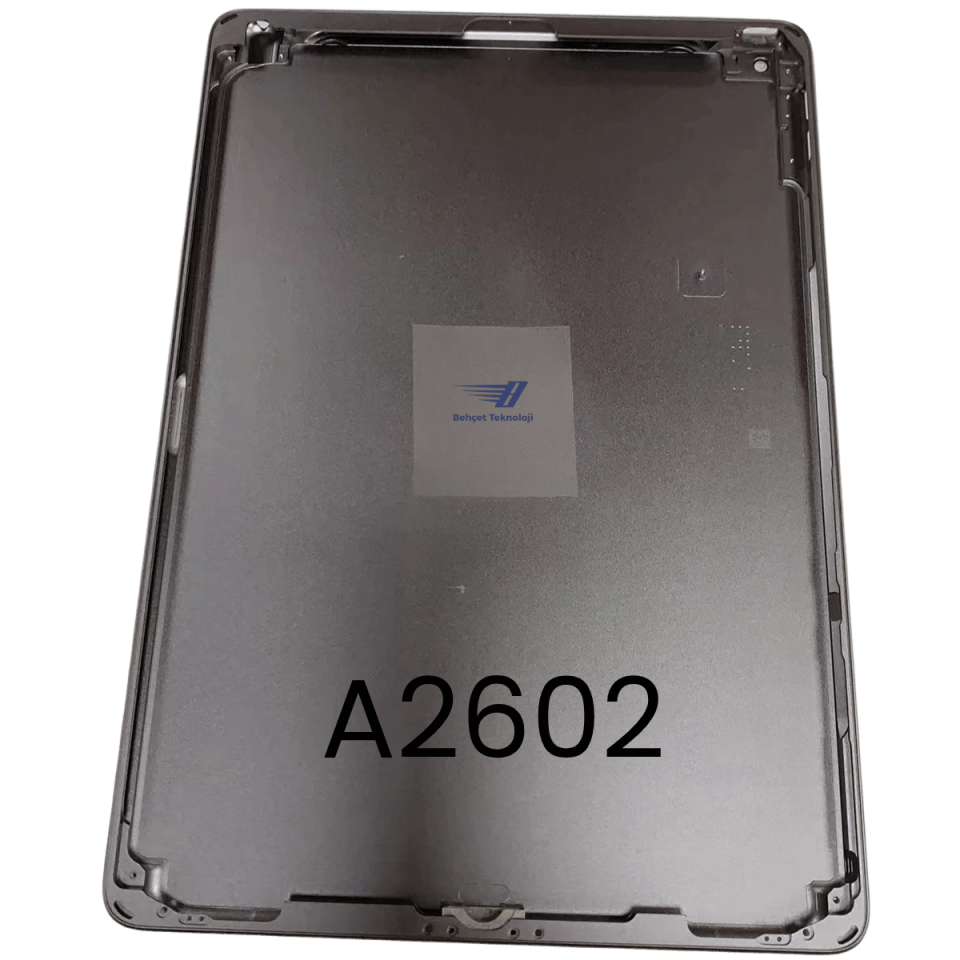 Apple iPad 9. Nesil A2602 A2603 A2604 A2605 Arka Kapak Kasa - Pil Kapağı KOYU GRİ