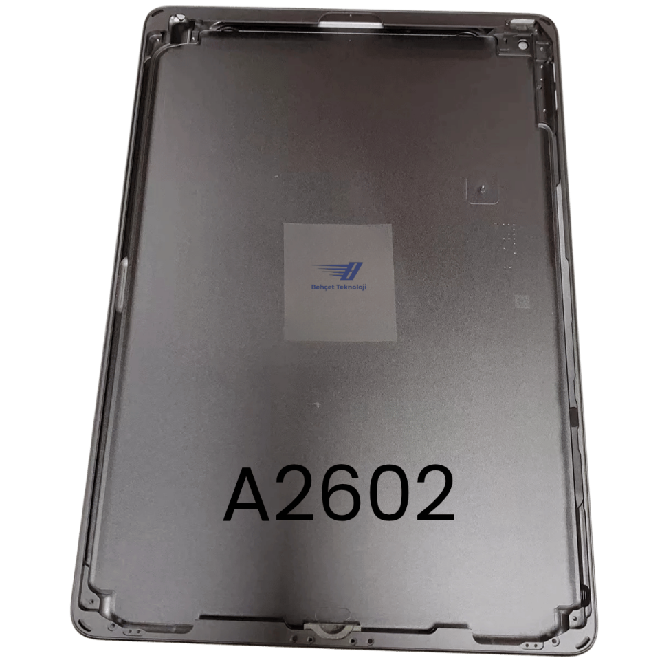 Apple iPad 9. Nesil A2602 Arka Kapak Kasa - Pil Kapağı KOYU GRİ
