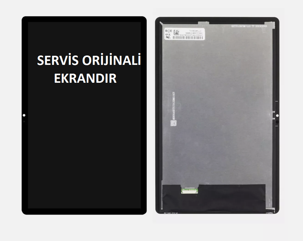 Lenovo Tab M10 Plus 3.Nesil TB125FU TB128FU TB128XU Lcd Ekran Dokunmatik Takım ORİJİNAL SERVİS ÇIKMASI