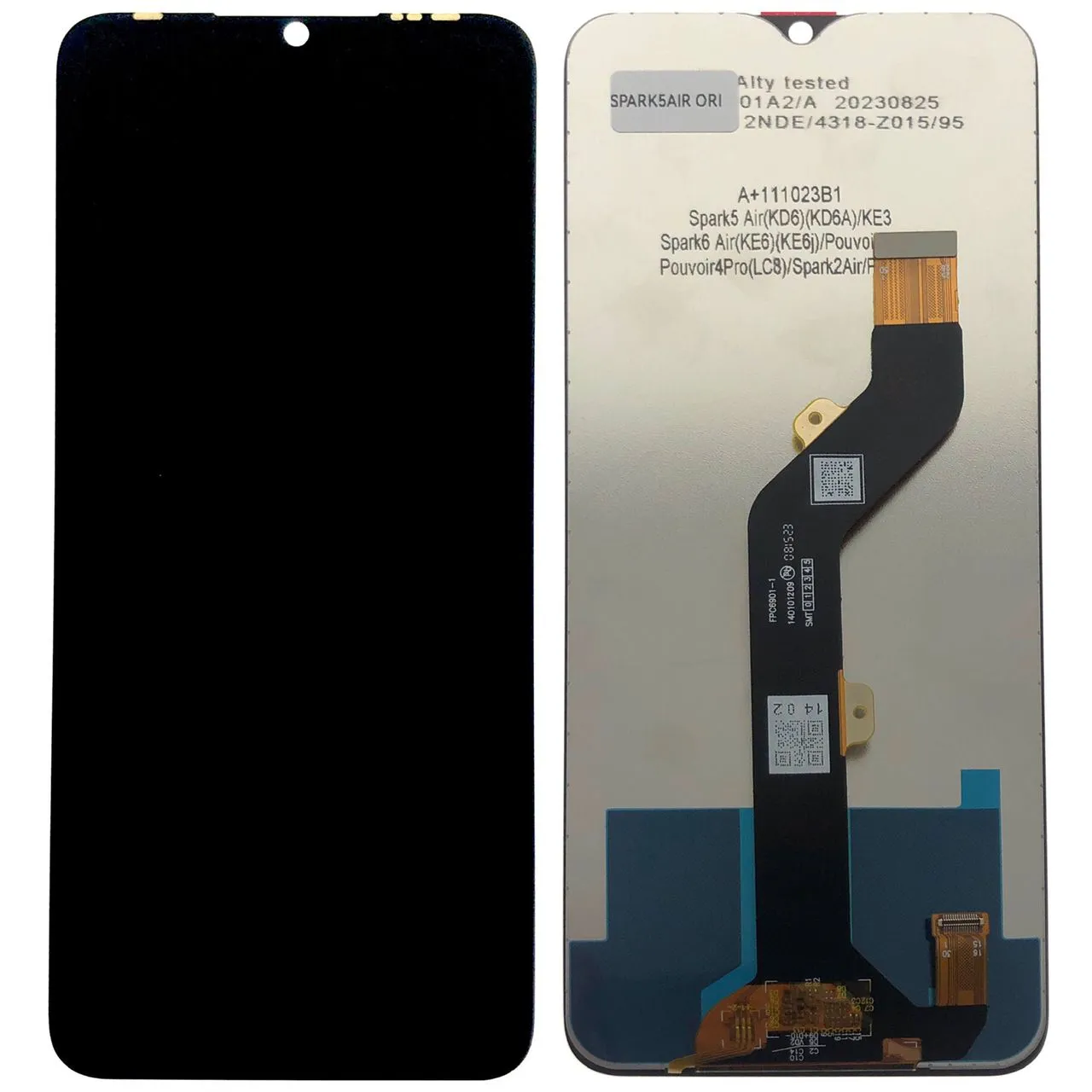 Tecno Spark 5 Air Lcd Ekran Dokunmatik