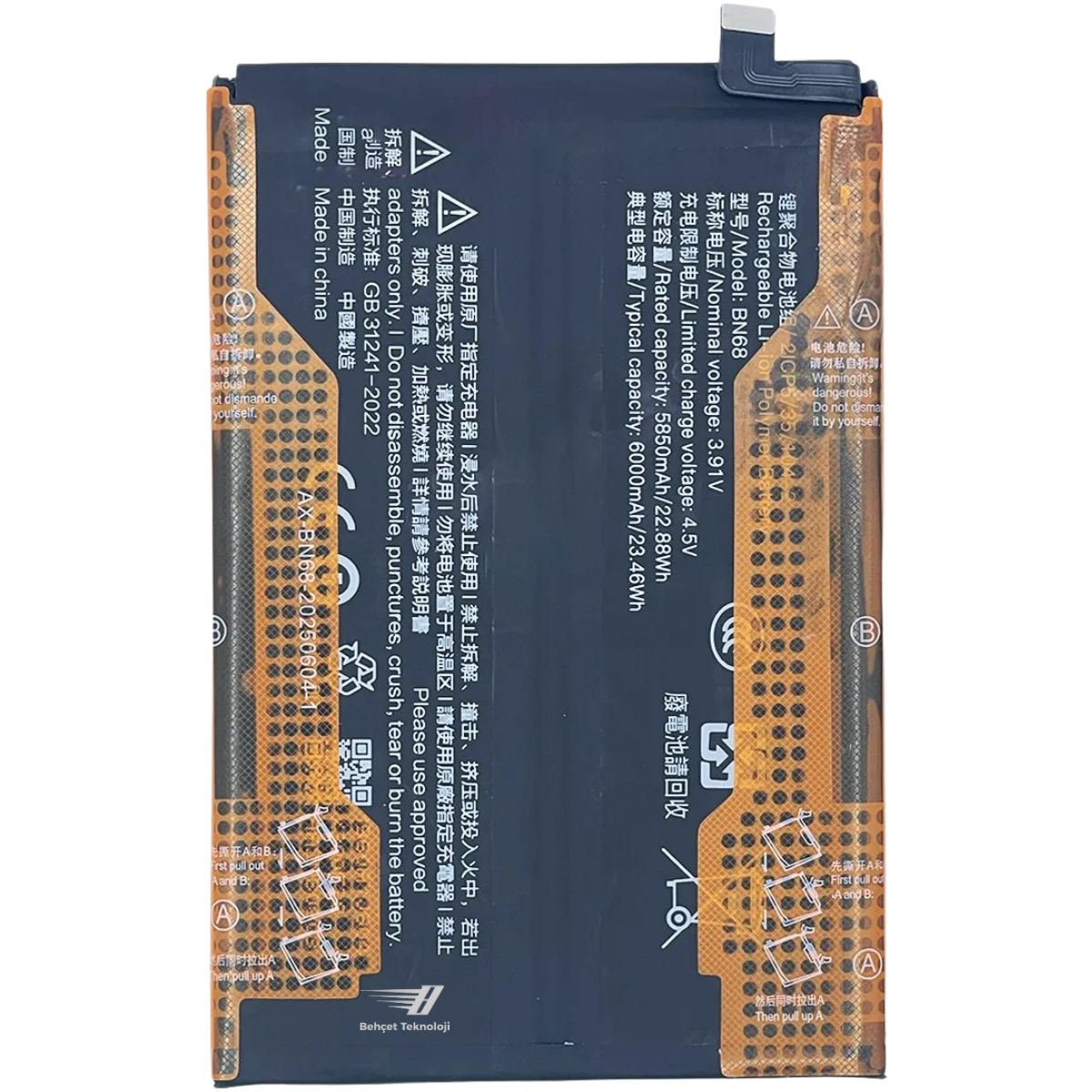 Xiaomi Redmi 15C 4G Batarya Pil