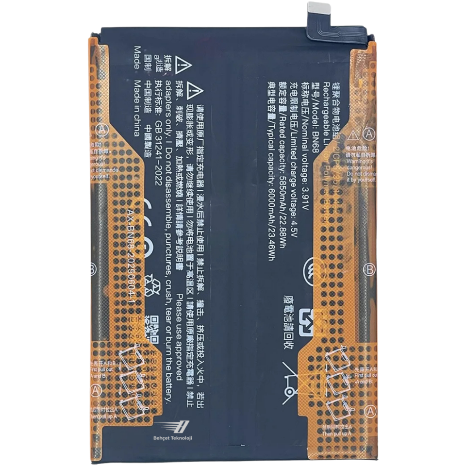 Xiaomi Redmi 15C 4G Batarya Pil