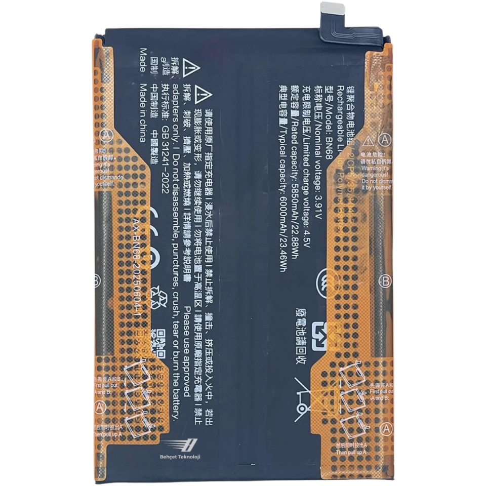 Xiaomi Redmi 15C 4G Batarya Pil