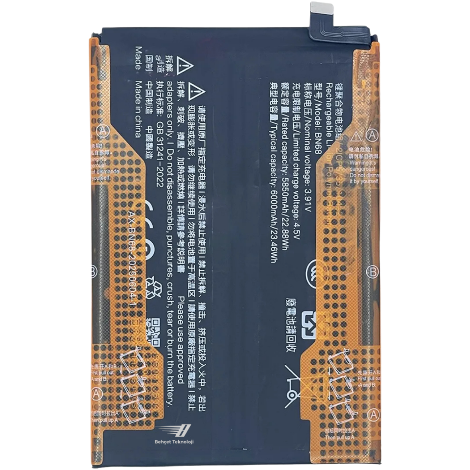 Xiaomi Redmi 15C 4G Batarya Pil