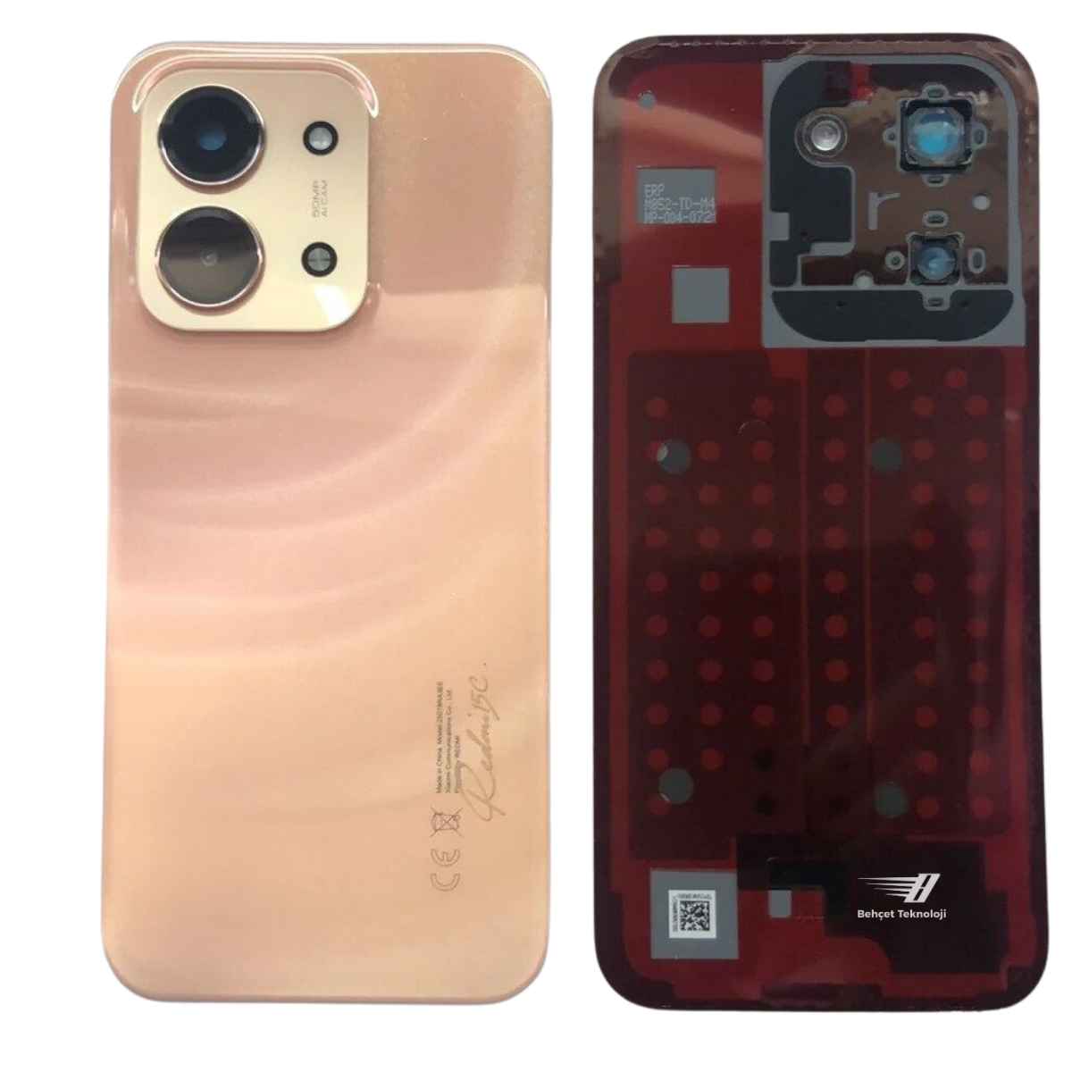 Xiaomi Redmi 15C 4G Parmak İzi Okuyucu Flex turuncu