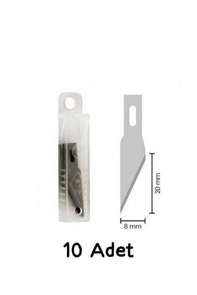 Kretuar Bıçağı 10 Adet