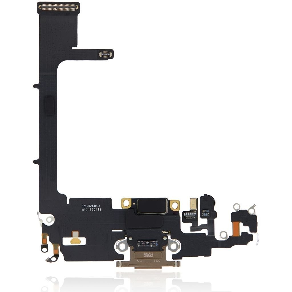 Apple iPhone 11 Pro Şarj Soketi Kulaklık Mikrofon Filmi Flex Gold