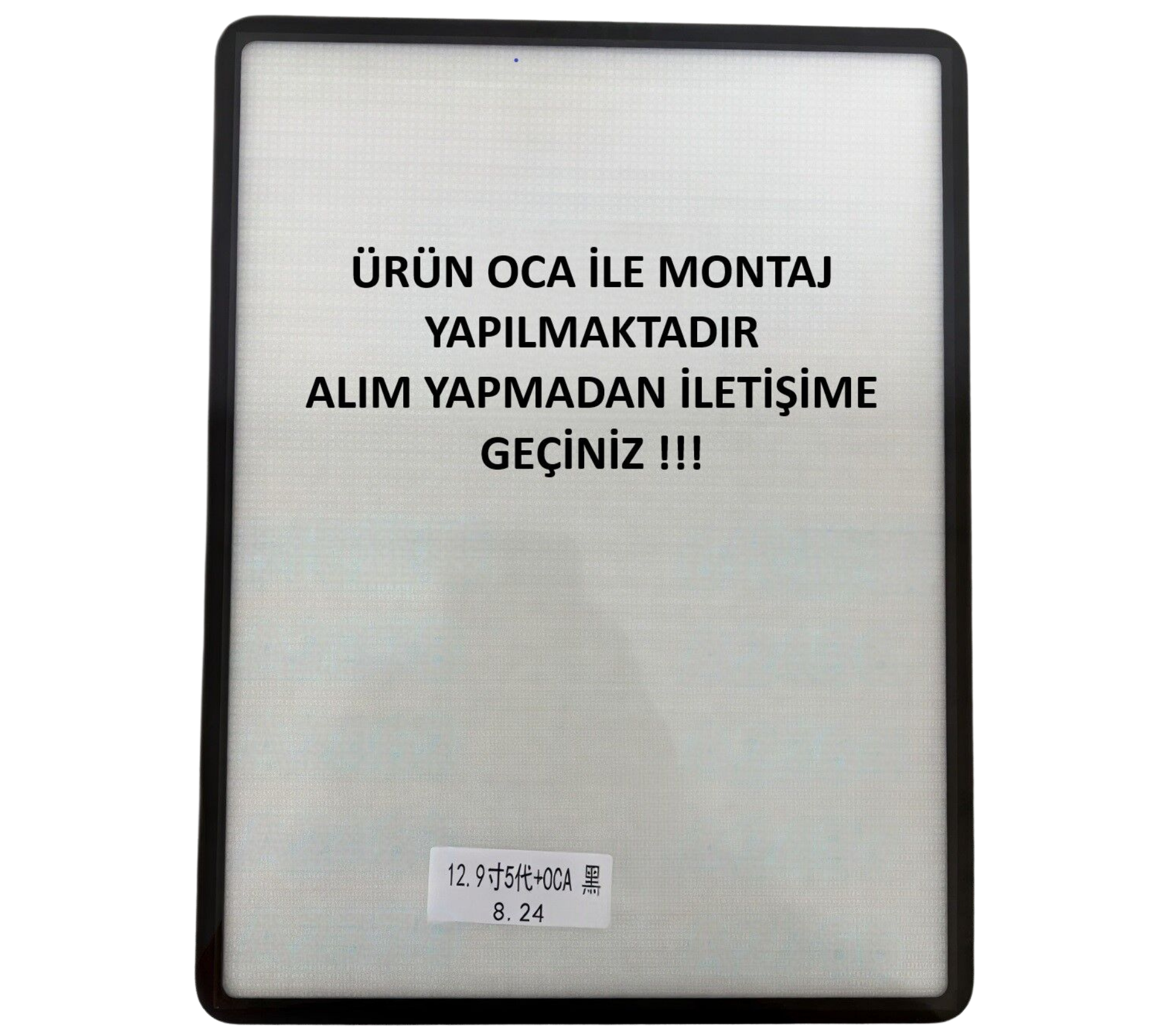 Apple iPad Pro 12.9'' 6.Nesil A2764 A2437 A2436 A2766 Ön Cam Lens Ocalı
