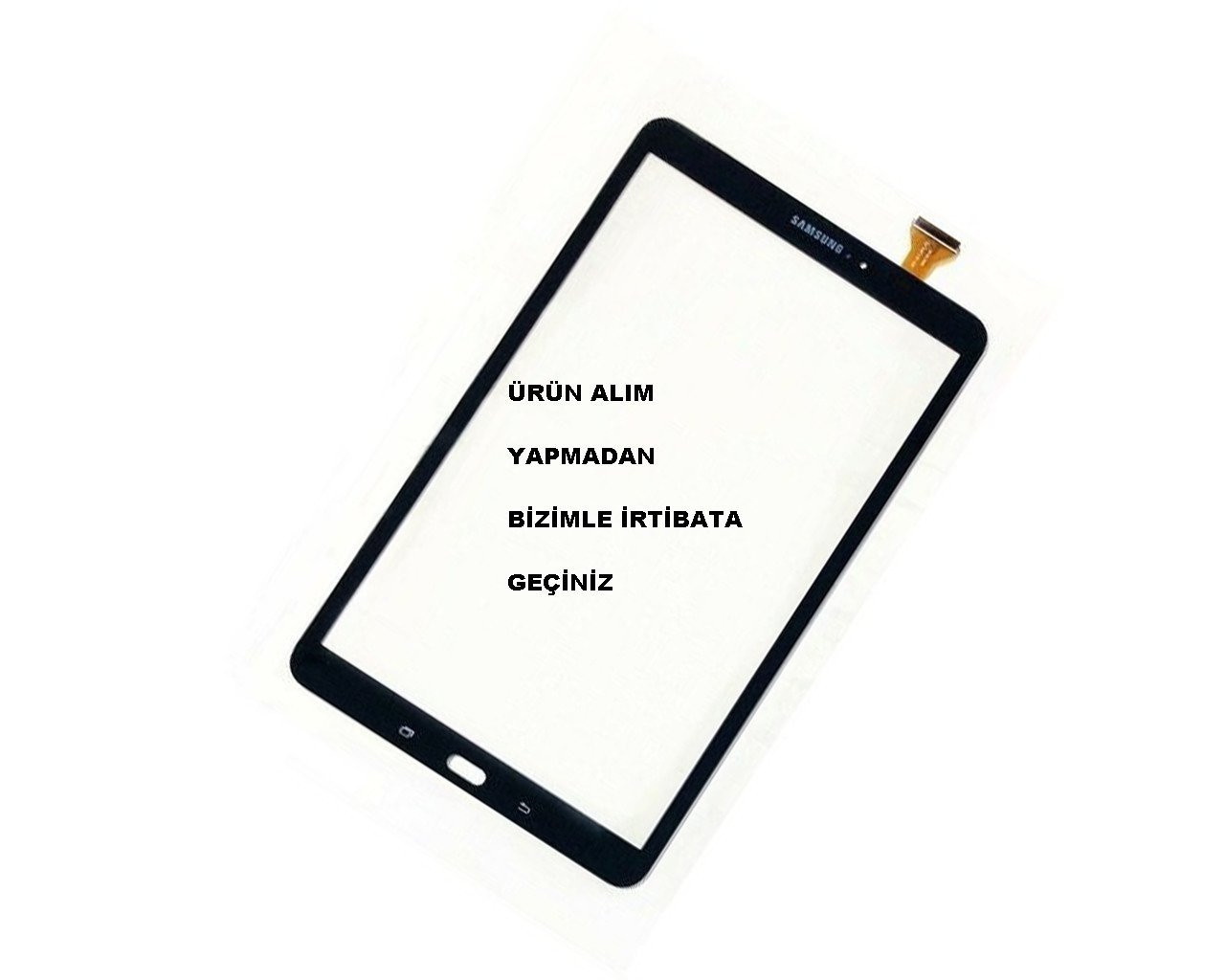 Samsung SM-P580 P587 Dokunmatik Lens Siyah