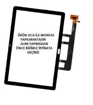 Huawei MediaPad M5 Lite 10 BAH2-W19 BAH2-W09 BAH2-L09 Ön Cam Dokunmatik Lens Ocalı