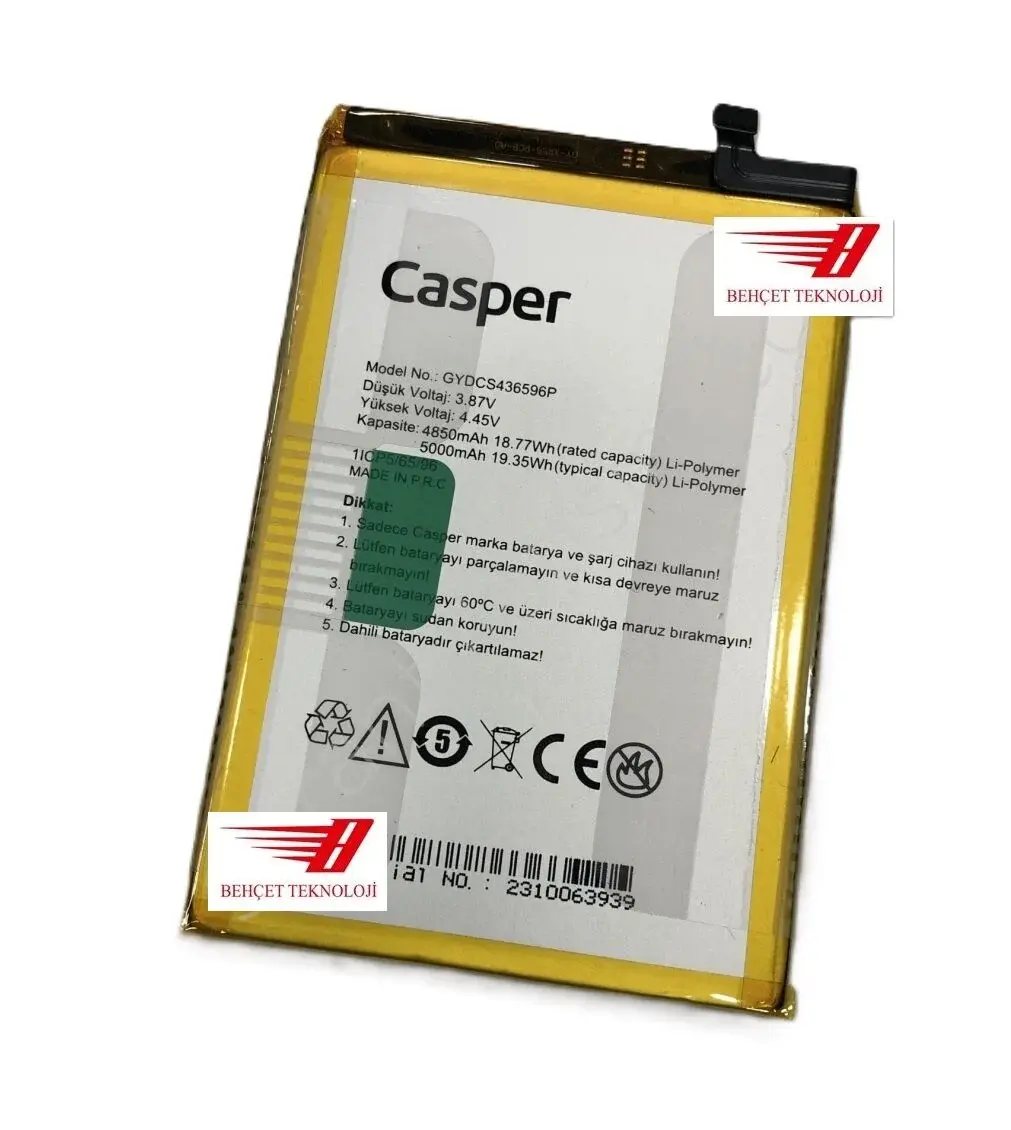 Casper Via A40 Batarya Pil Orijinal Servis