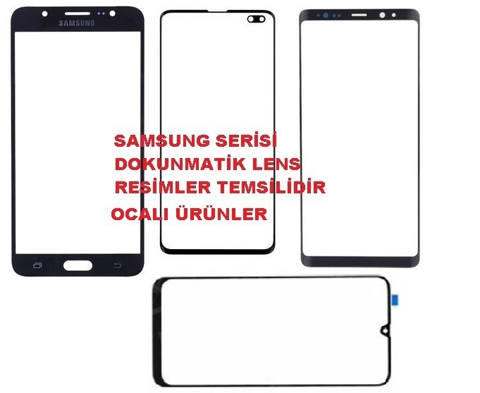 Samsung Note 9 Ocalı Ön Cam Lens Beyaz