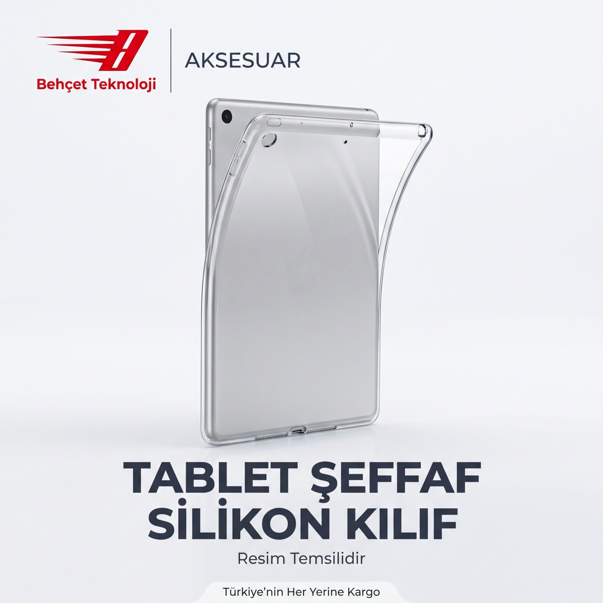 Samsung Galaxy Tab A7 SM-T507 Şeffaf Silikon Kılıf