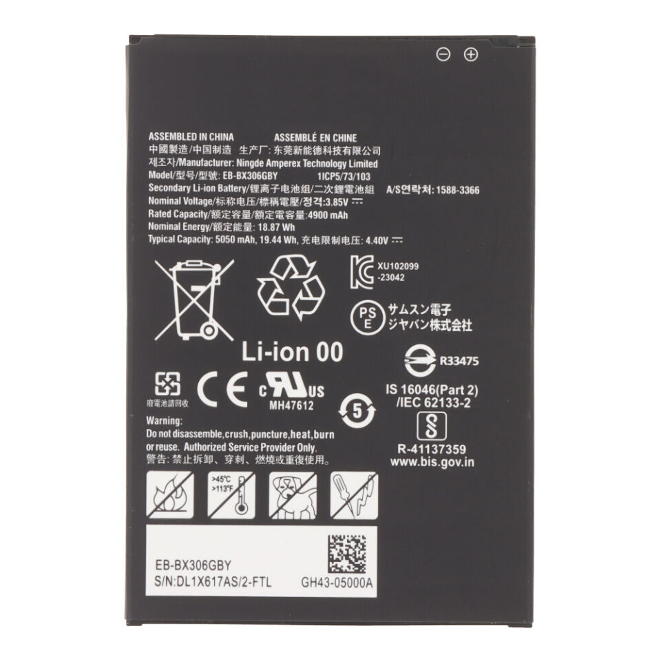 Samsung Galaxy Tab Active 5 Pro SM-X350 Batarya Pil