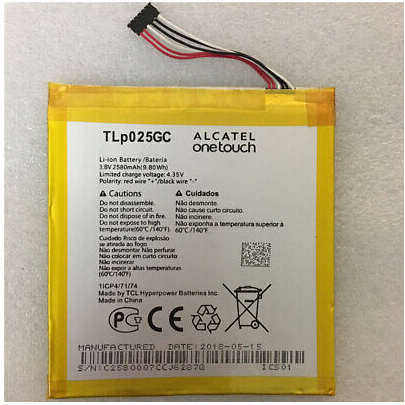 TLp025GC Kodlu 3.8v 2580mAh Tablet Batarya Pil