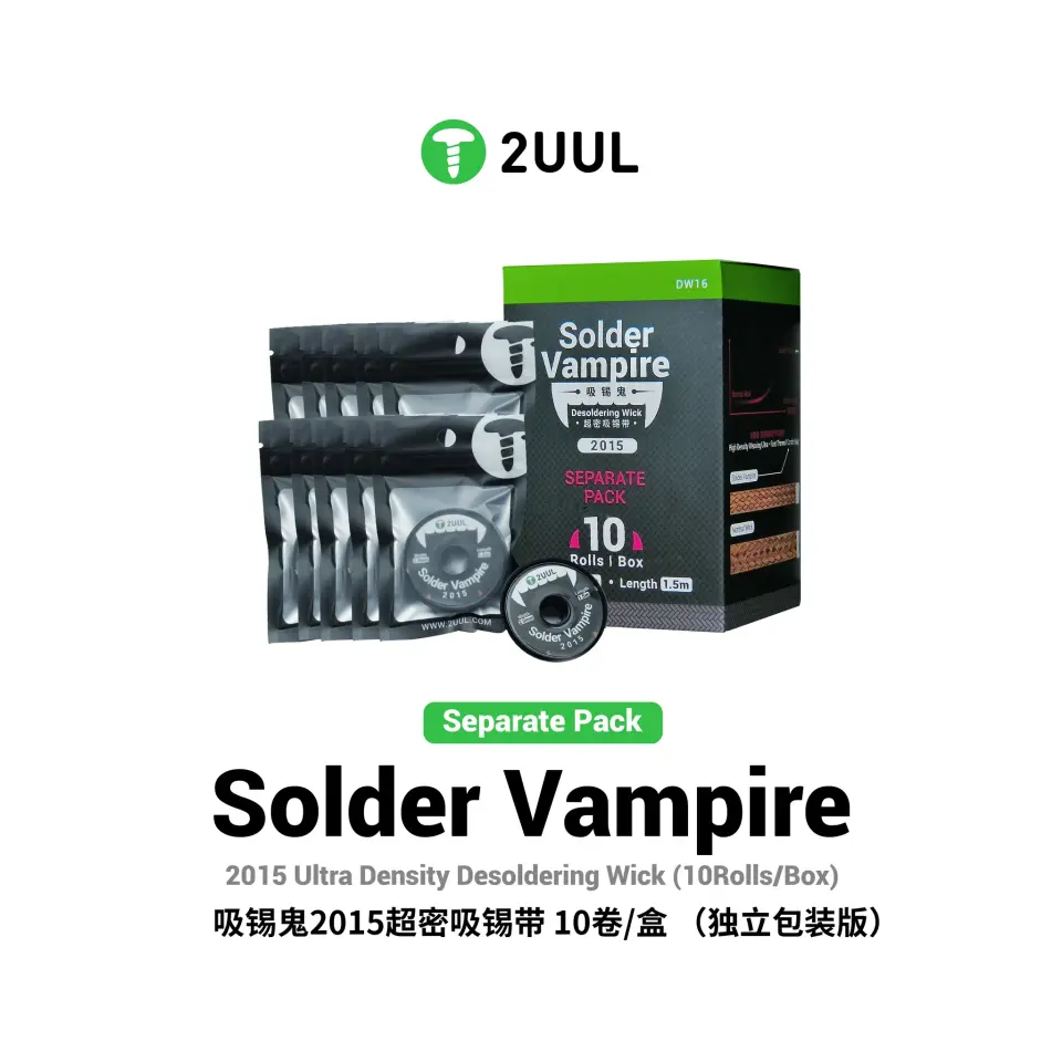 2UUL DW16 Solder Vampire Lehim Sökme Fitili