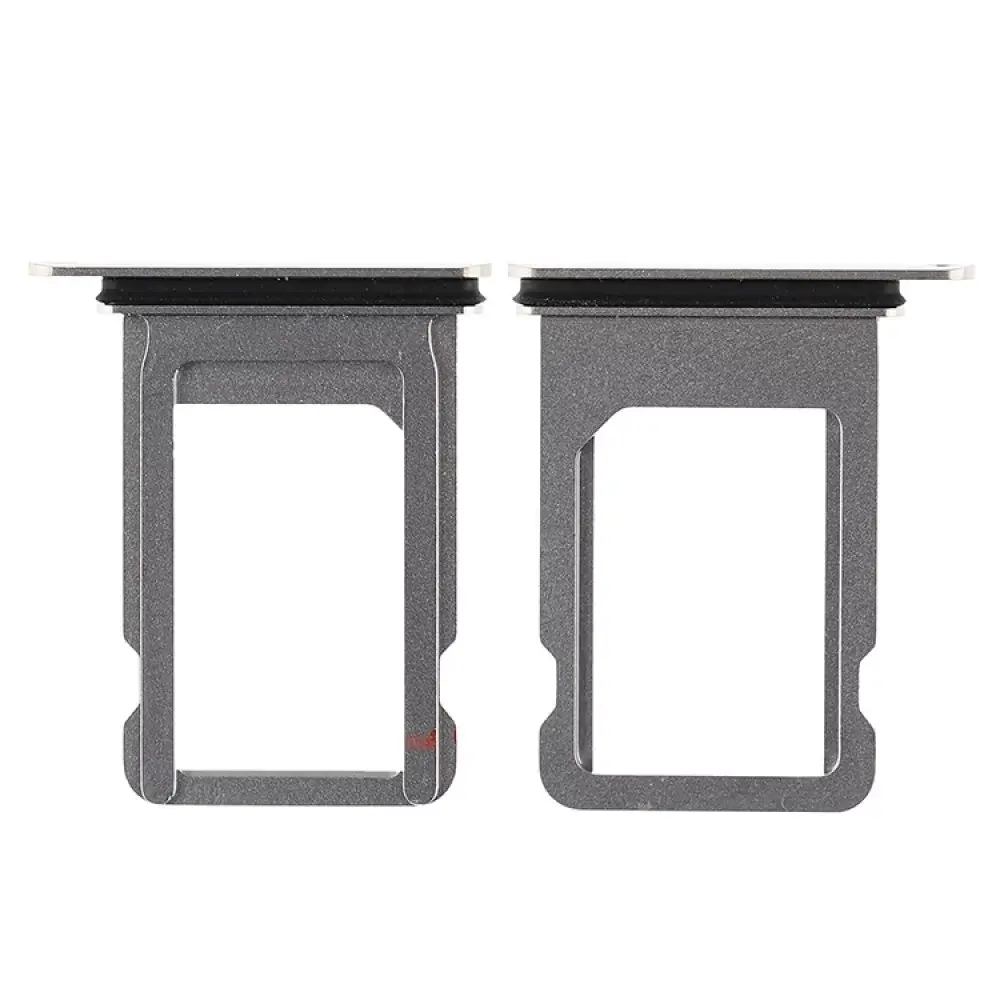 iPhone X Sim Kart Yuvası Sim Tray Beyaz Silver